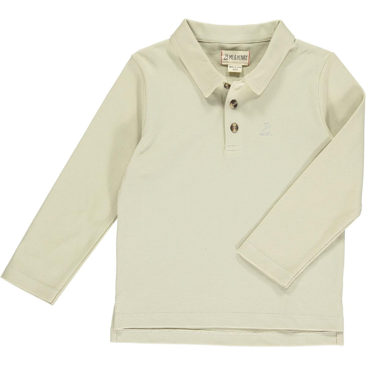 SPENCER POLO - CREAM PIQUE