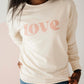 WOMEN'S RAGLAN PULLOVER - LOVE