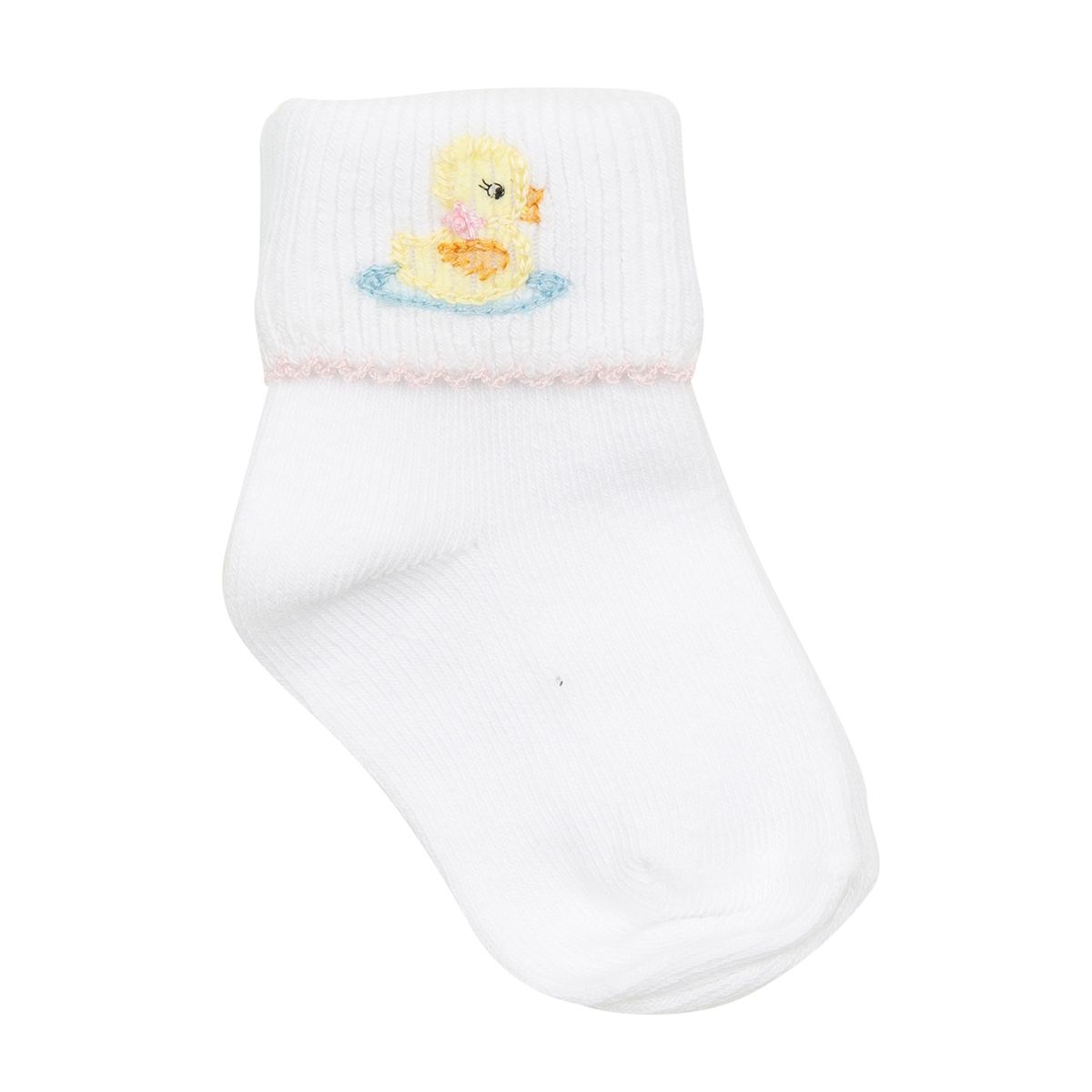 DARLING DUCKLINGS PINK SOCKS