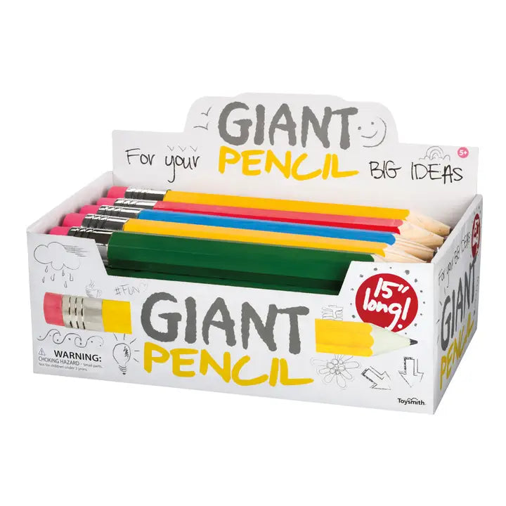 15 INCH GIANT PENCIL - ASSORTED COLORS