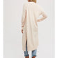 LONGLINE CARDIGAN - SHELL