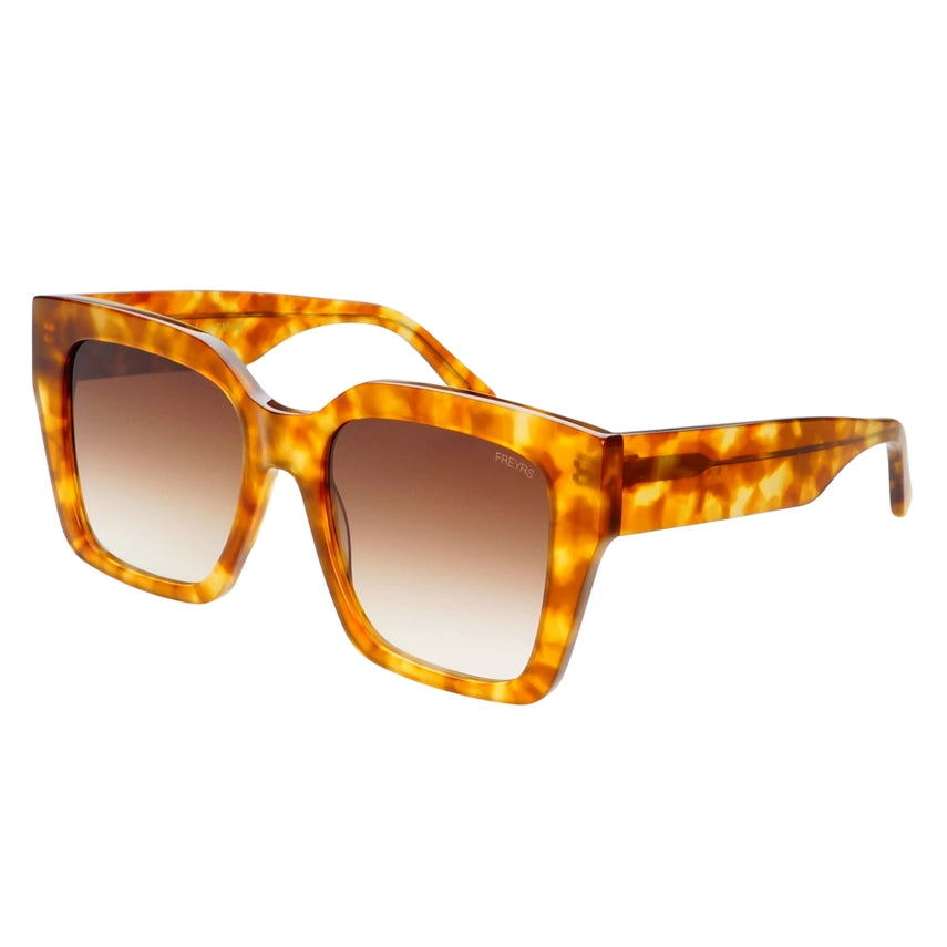 BON CHIC OVERSIZED SQUARE SUNGLASSES - BROWN