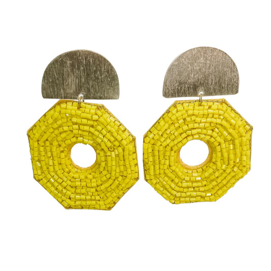 MIMI EARRINGS - YELLOW