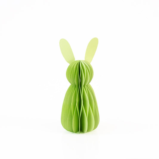 ACCORDION PAPER BUNNY 6" GREEN