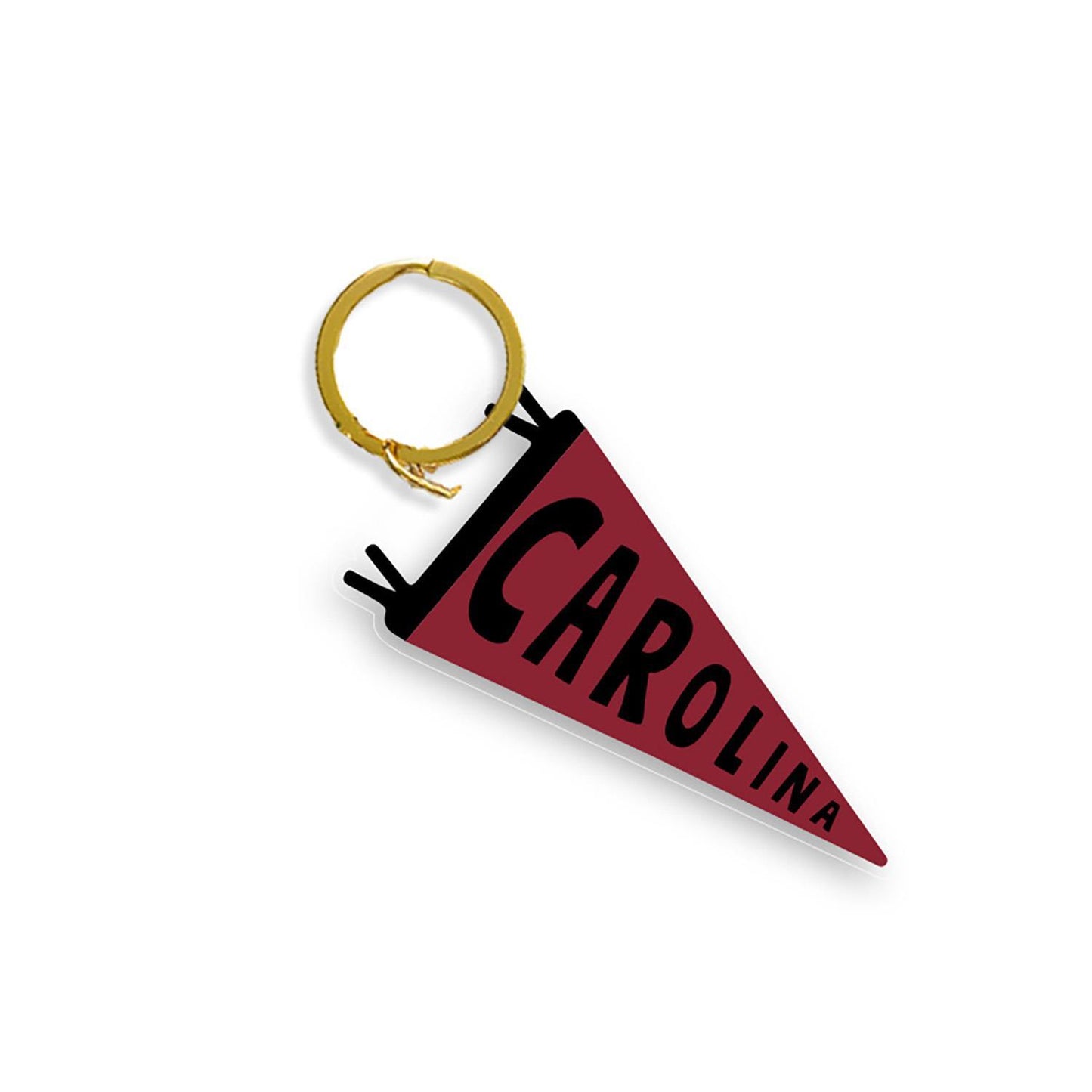 GARNET PENNANT ACRYLIC KEYCHAIN