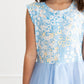 BLOOMING IN BLUE TANK TUTU DRESS