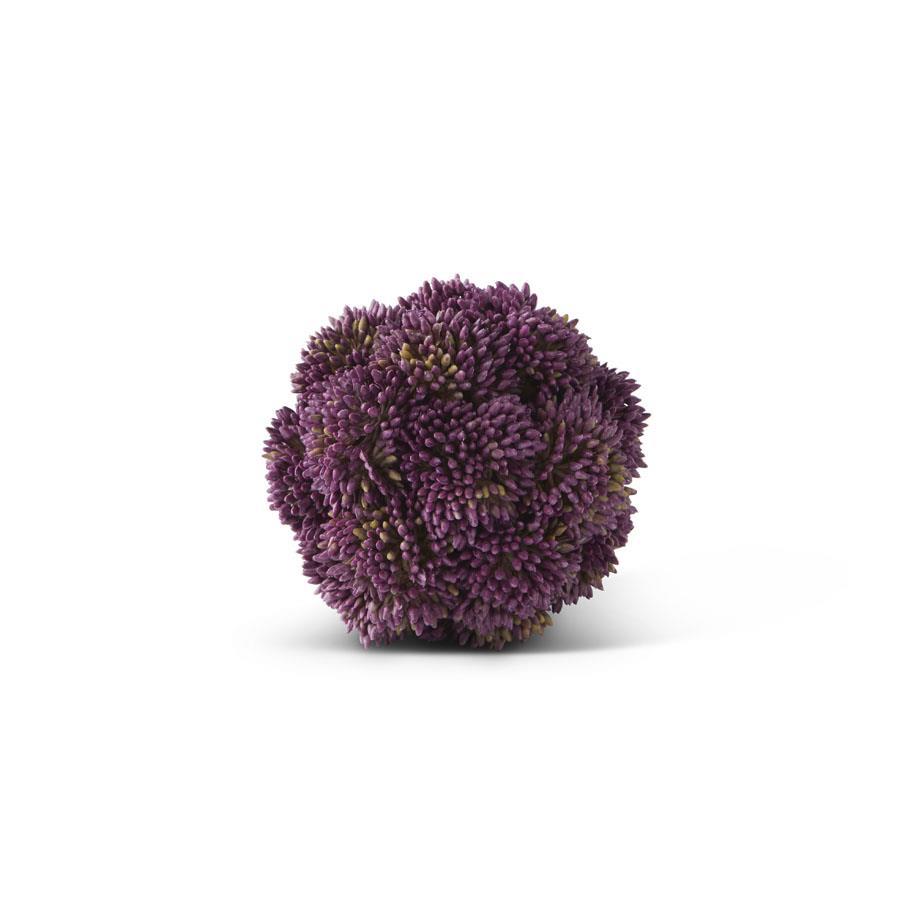 4 INCH DARK PURPLE SEDUM BALL