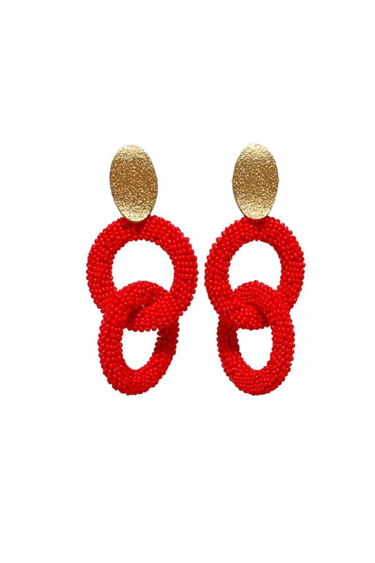 NATALIA EARRINGS - RED