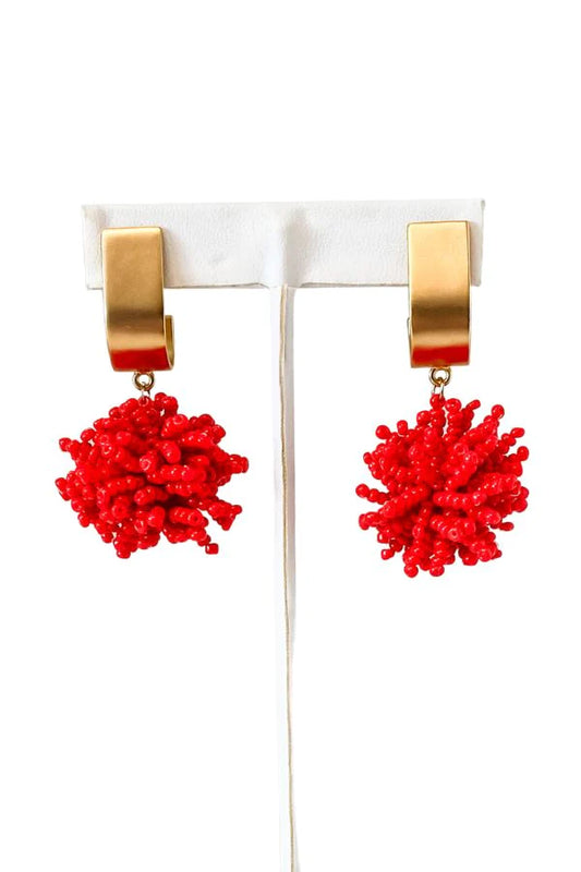 OLIVIA EARRINGS - RED