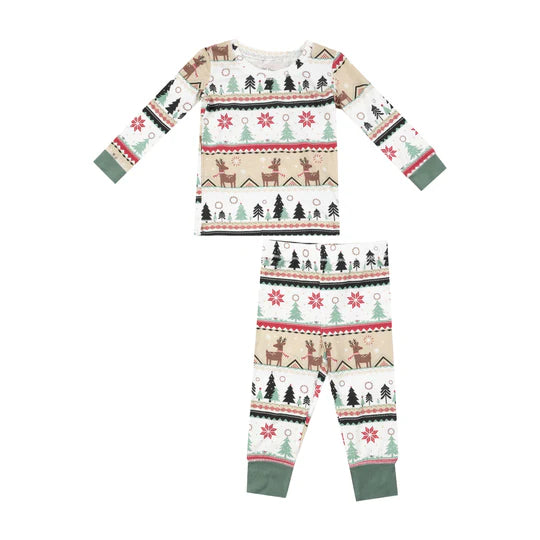 LOUNGEWEAR SET - REINDEER FAIR ISLE