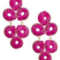 STRAW GINGER EARRINGS - ASSORTED