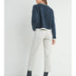 HIGH RISE UTILITY WIDE LEG - SEA SALT