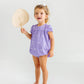 BLYTHE BATHING SUIT - HEART EYES PALISADES PURPLE