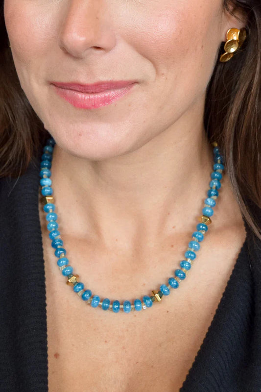 COLLINS NECKLACE - BLUE