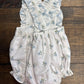 WATERCOLOR FLORA SUNSUIT - BLUE