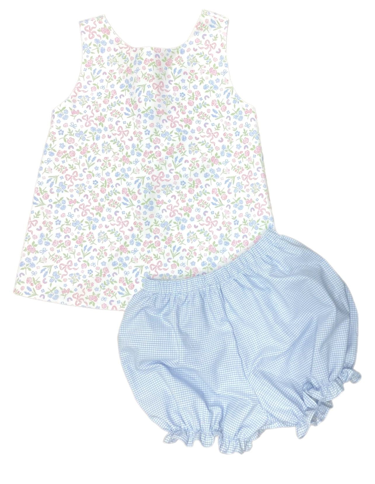 KINLEY BLOOMER SHORT SET - BLOSSOMS & BOWS