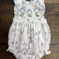 WATERCOLOR FLORA SUNSUIT - BLUE