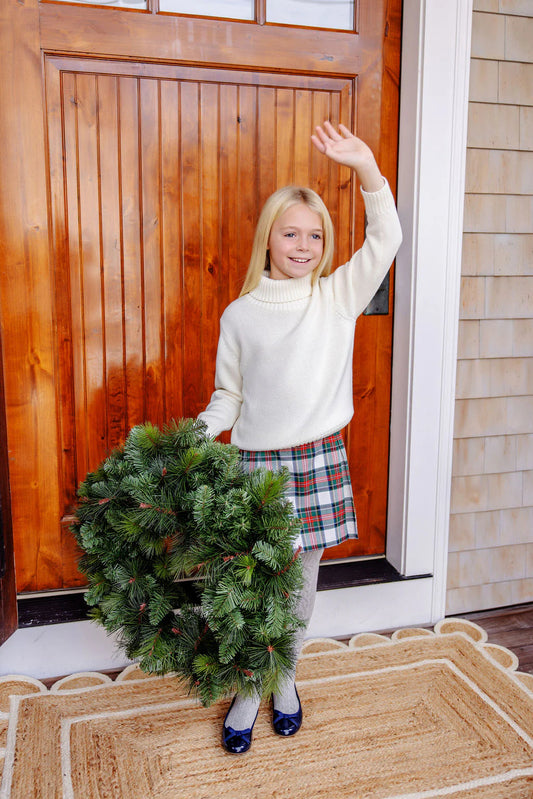 PARSON PLEATED SKIRT WOVEN - AIKEN PLACE PLAID