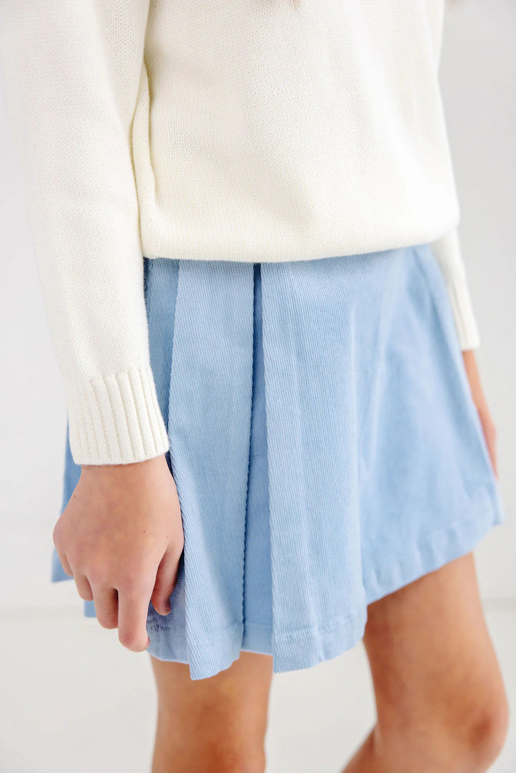 PARSON PLEATED SKIRT - BARRINGTON BLUE