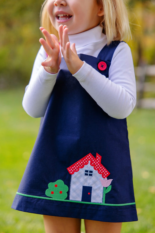 JILLIAN JUMPER SET - HOUSE NANTUCKET NAVY/RICHMOND RED