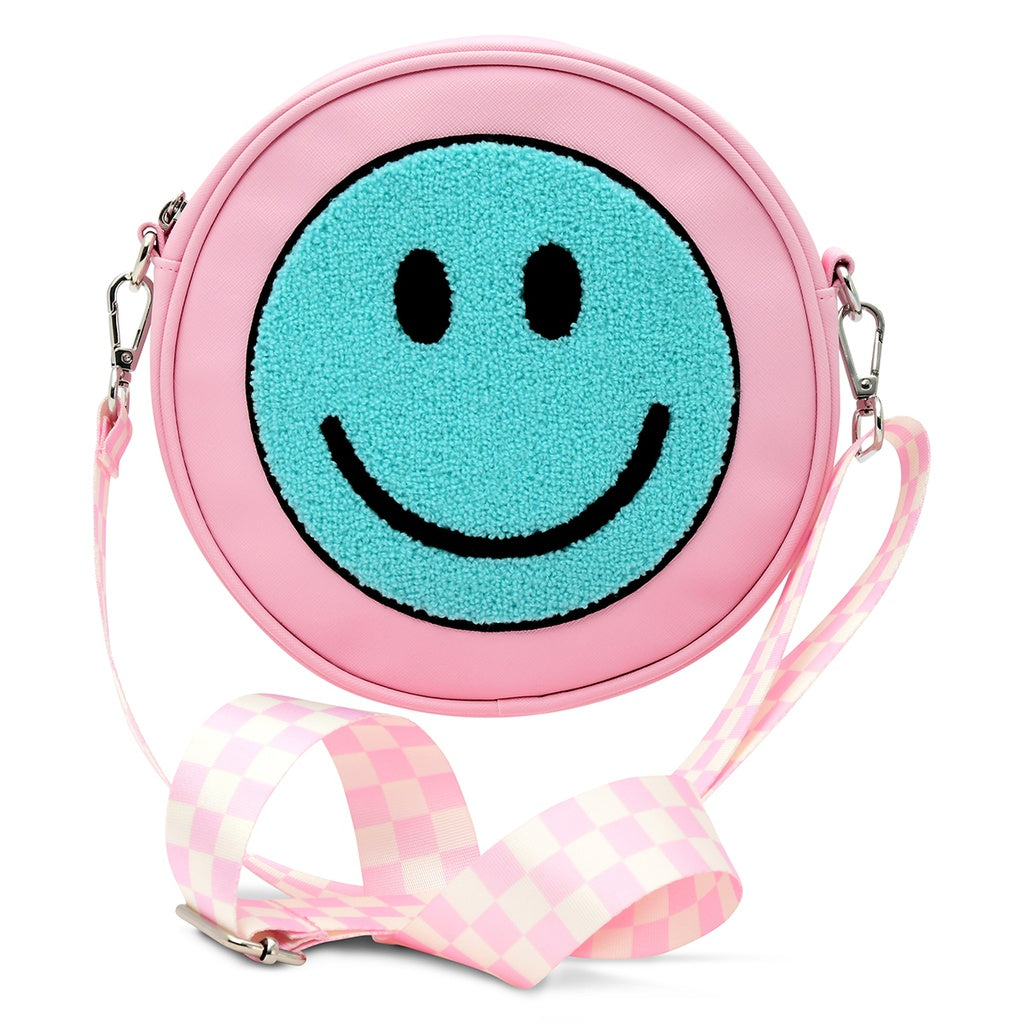 SMILE CHECK CROSSBODY BAG