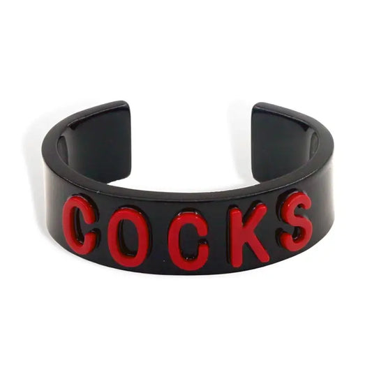 GAMECOCKS CUFF - BLACK