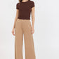 CLOUD FLEECE FLARE PANT - CARAMEL