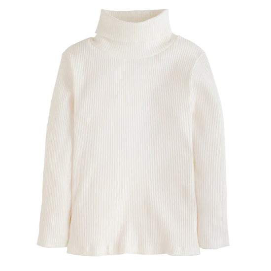 RIBBED TURTLENECK - IVORY