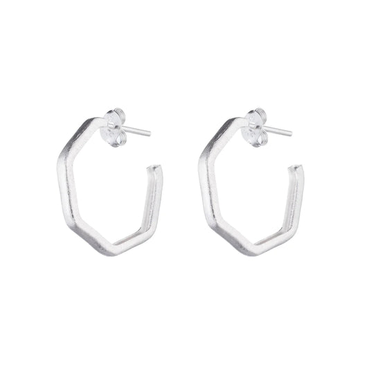 LURE HOOPS - BRUSHED SILVER