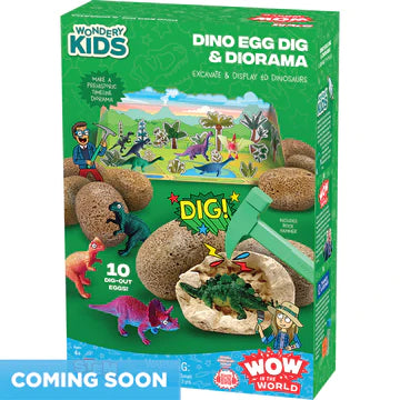 WOW IN THE WORLD: DINO EGG DIG & DIORAMA