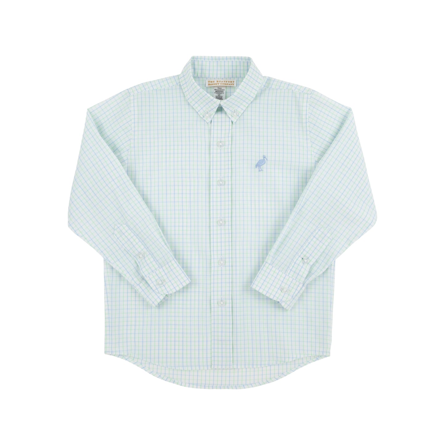 DEAN'S LIST DRESS SHIRT - SEA ISLAND SEAFOAM BEALE ST BLUE