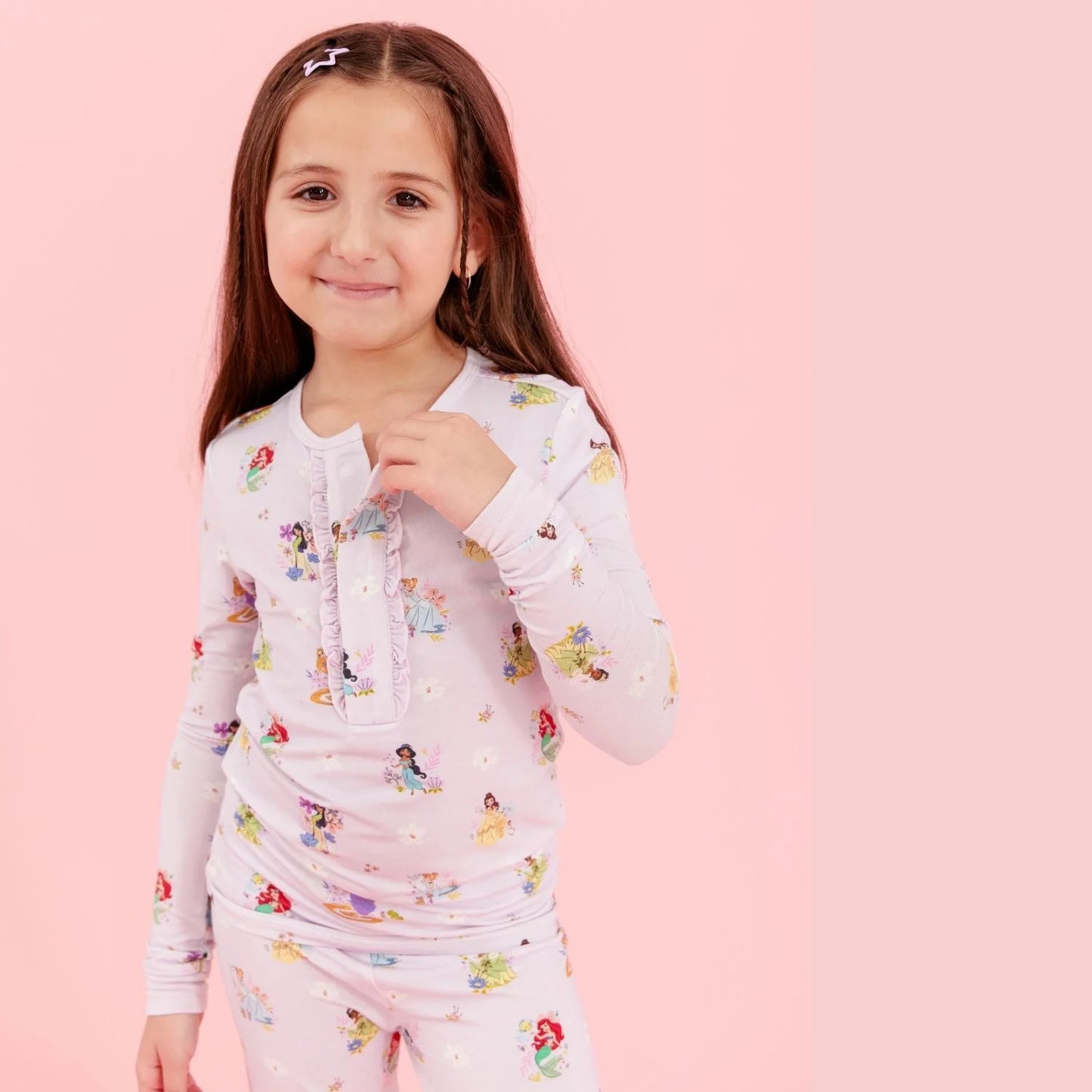 DISNEY PRINCESS LS PAJAMAS