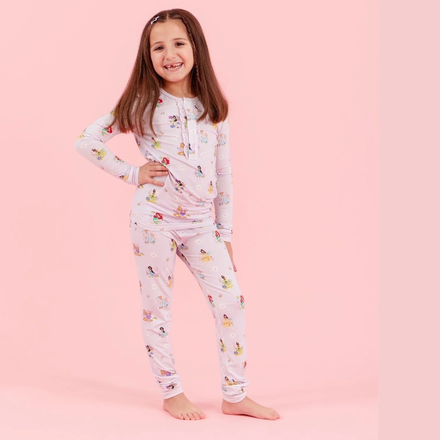 DISNEY PRINCESS LS PAJAMAS