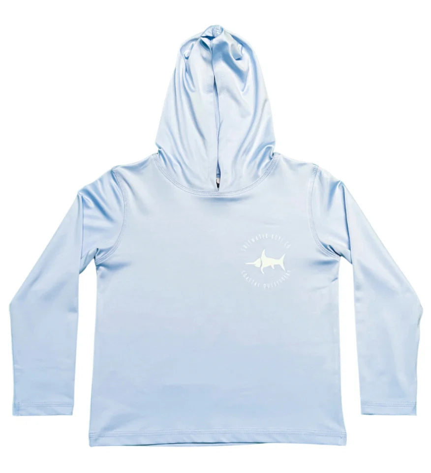 PERDIDO PERFORMANCE HOODIE UPF 50+ - LIGHT BLUE