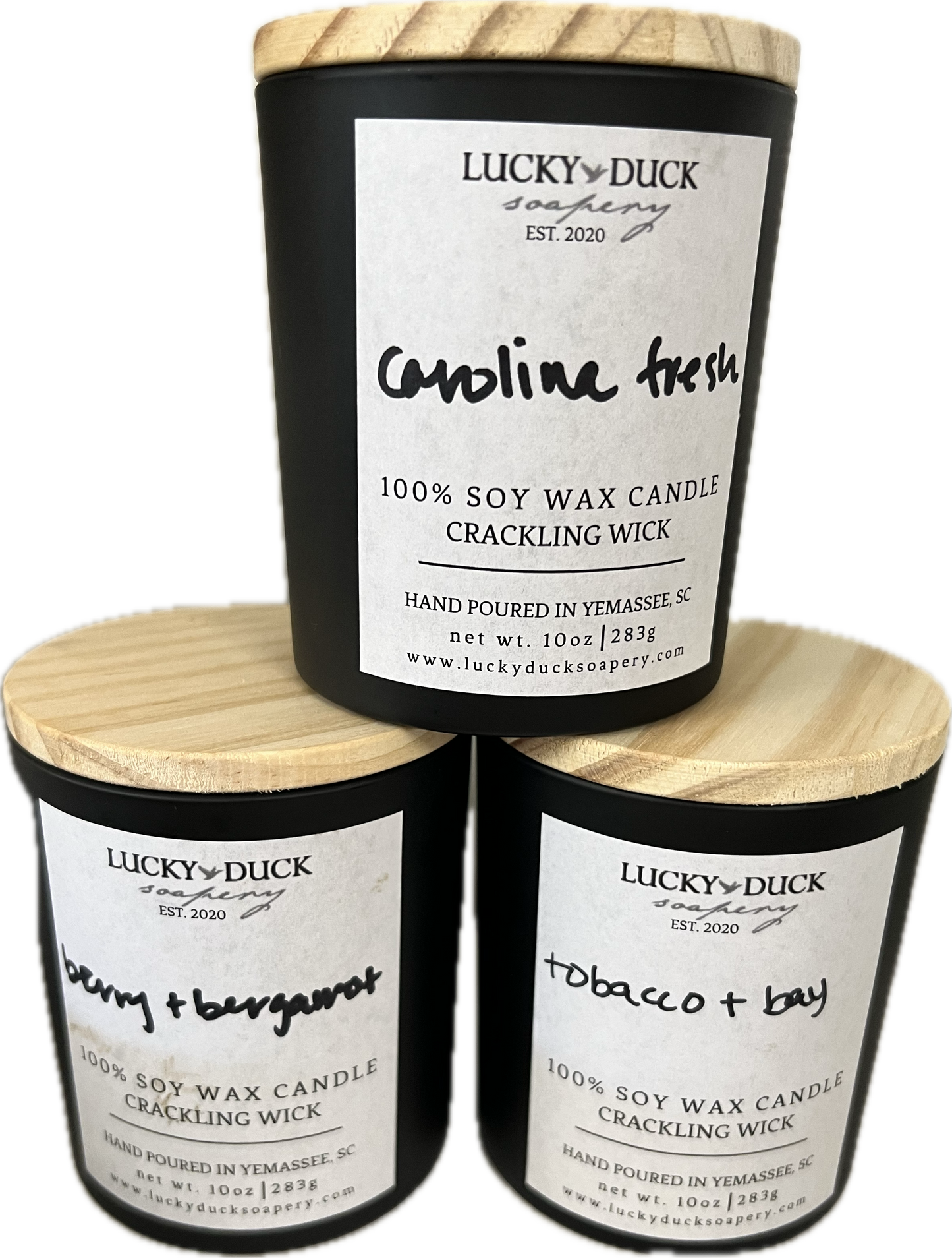 100% SOY WAX CANDLE CRACKLING WICK