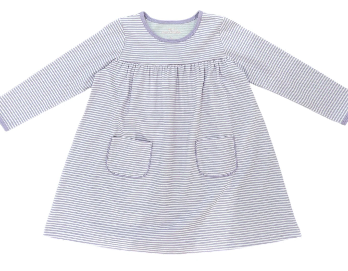 LENNON KNIT DRESS - LAVENDER STRIPE