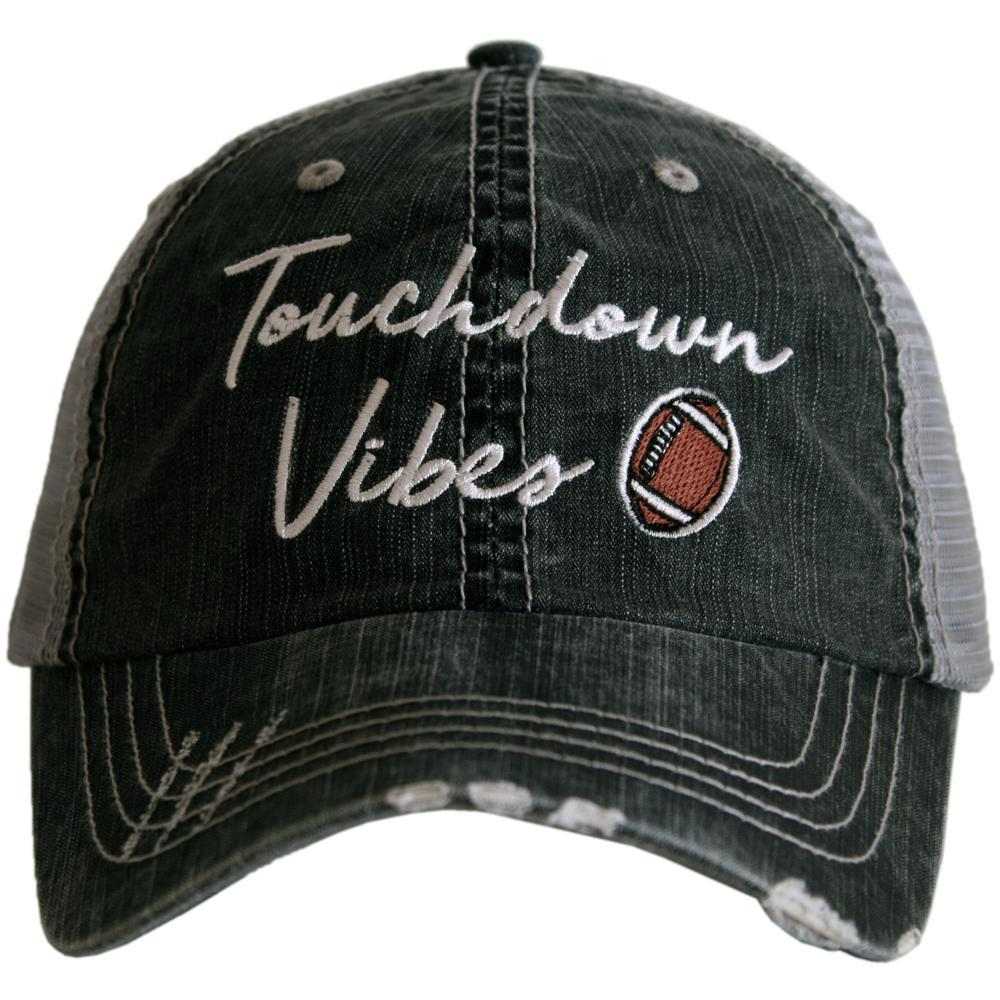 TOUCHDOWN VIBES TRUCKER HAT - GRAY