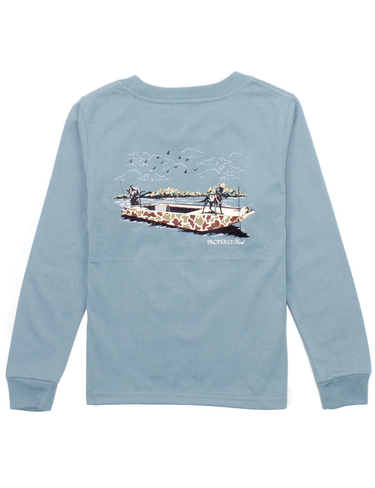 LD BOYS BOAT RIDE - STEEL BLUE