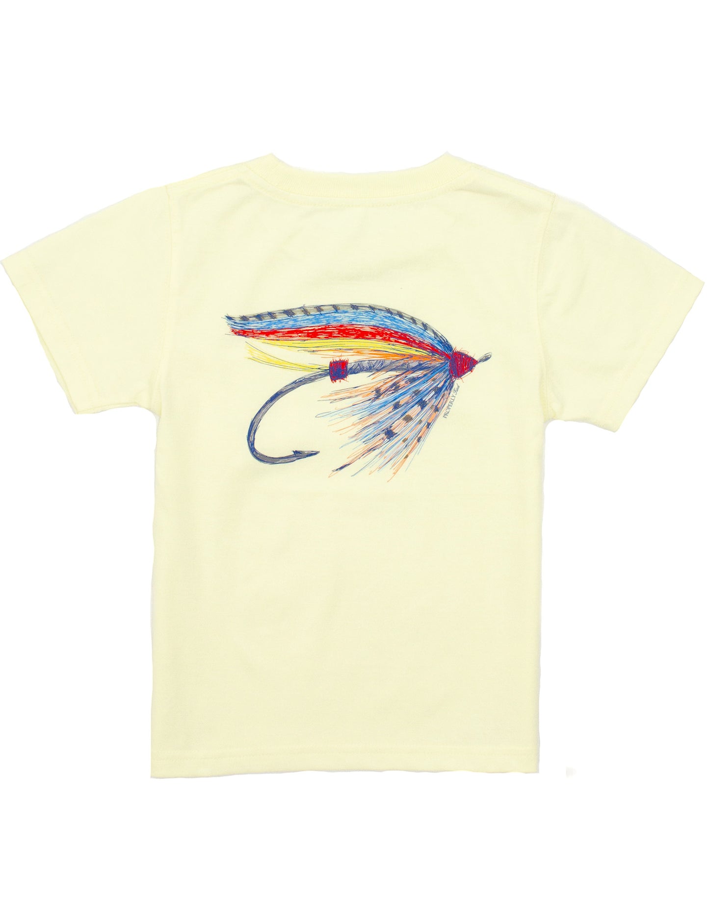 BOYS LET IT FLY TEE - LIGHT YELLOW