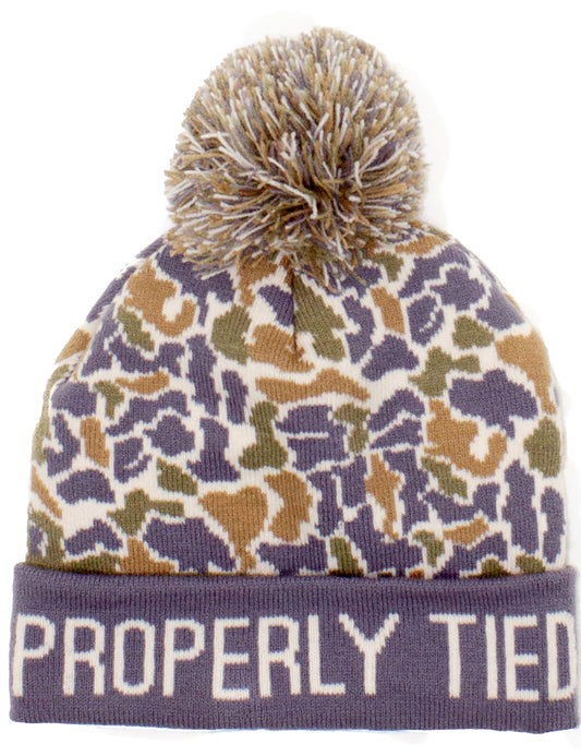 BOYS BRECK BEANIE FIELD CAMO