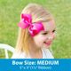 MEDIUM GROSGRAIN SCHOOL THEMED HAIR BOW