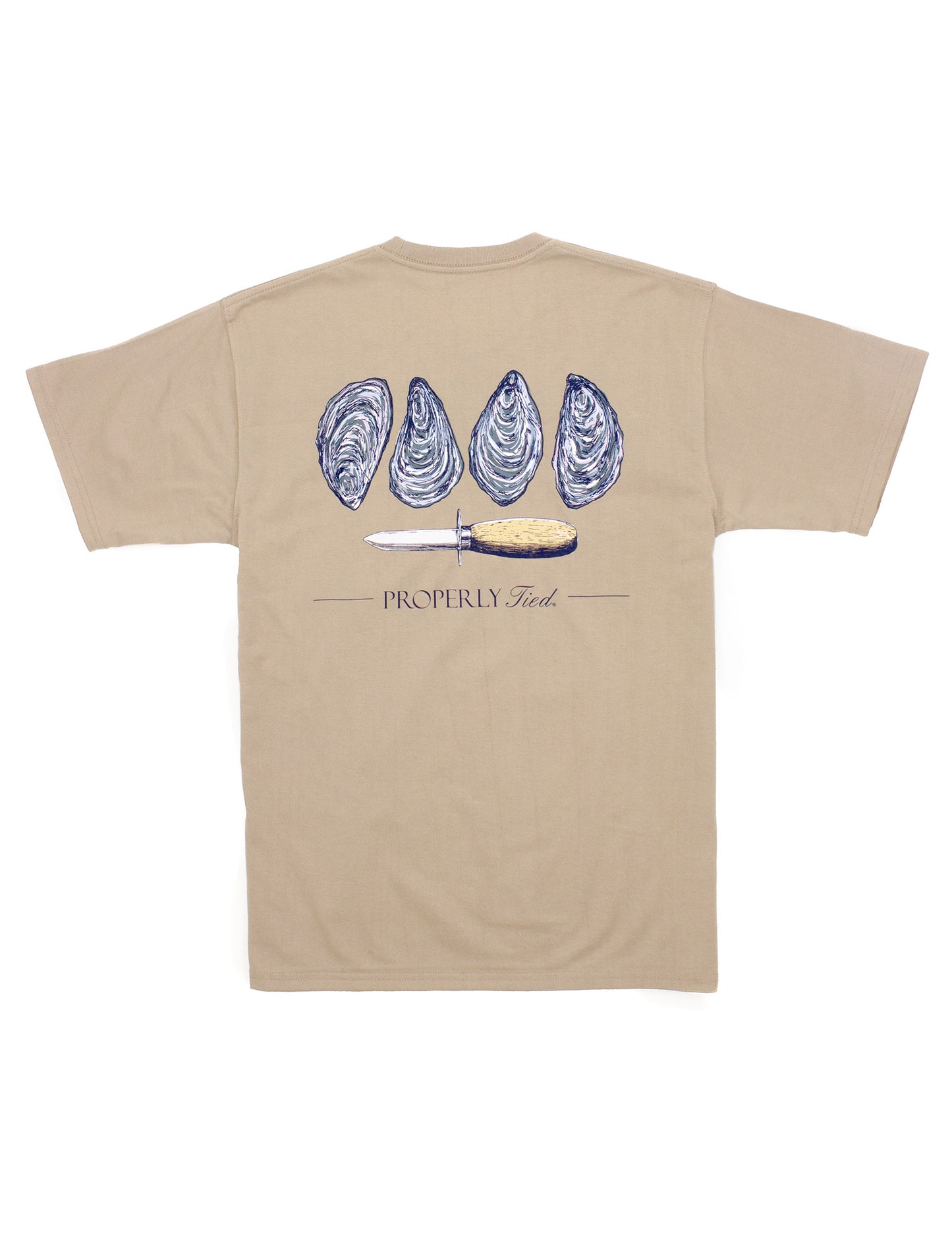 ADULT OYSTERS TEE - SAND