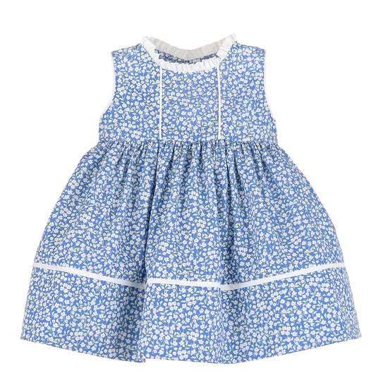 BLOOMY DRESS - BLUE