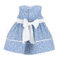 BLOOMY DRESS - BLUE