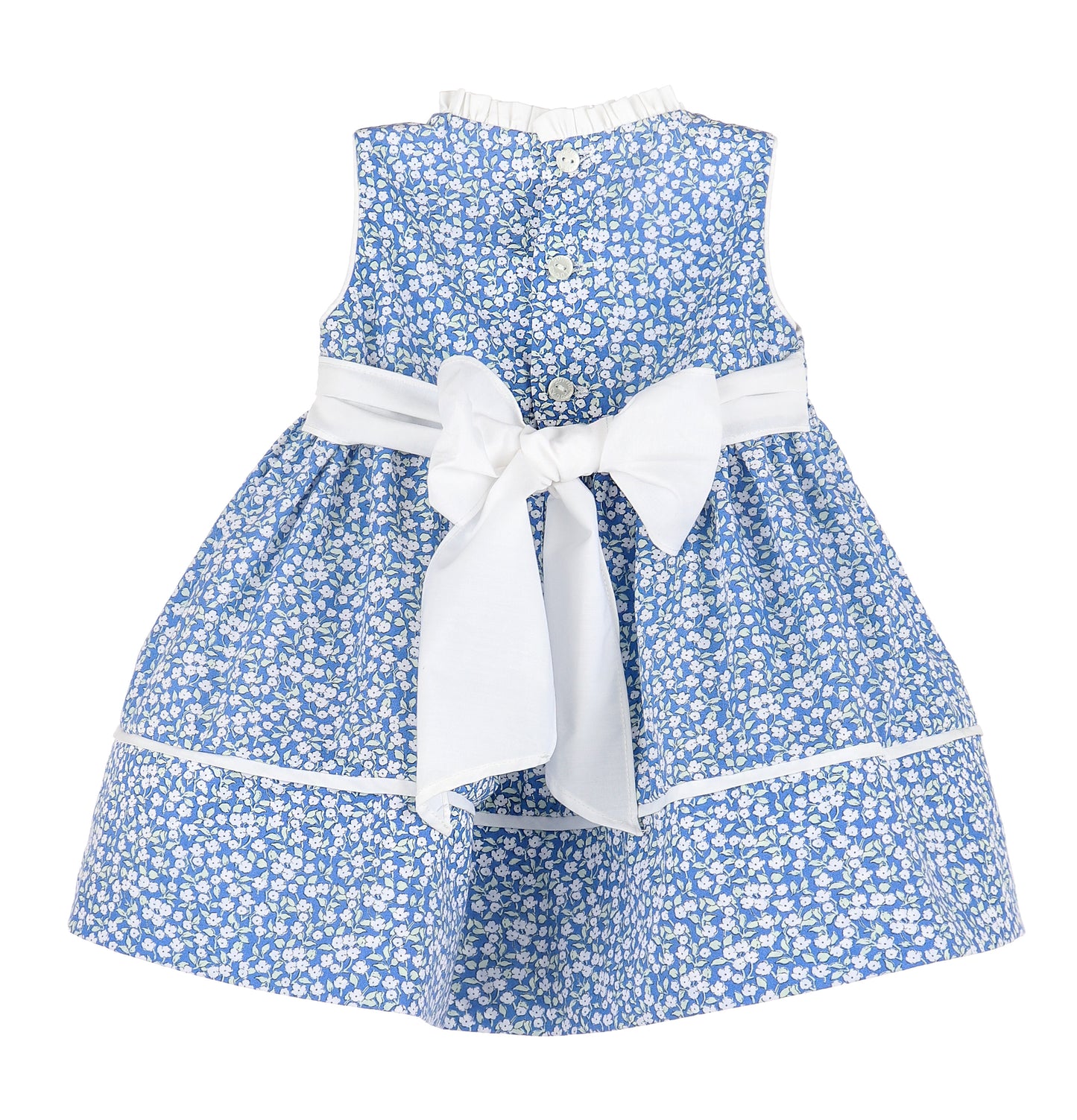 BLOOMY DRESS - BLUE