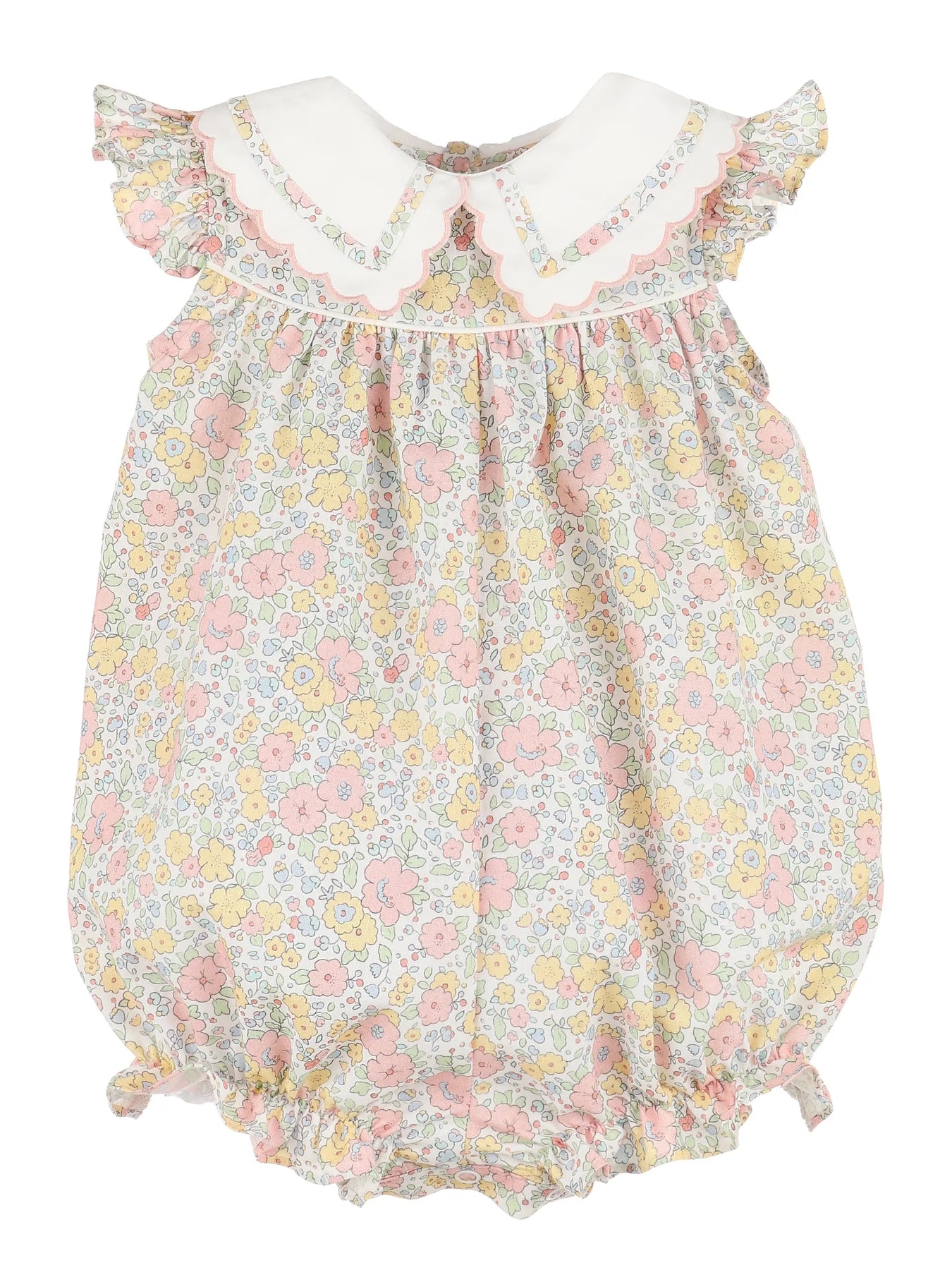 KIT FLORAL COLLARED PLAYSUIT