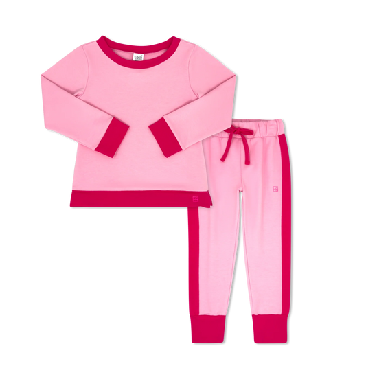 SELENA JOGGER SET - COTTON CANDY PINK