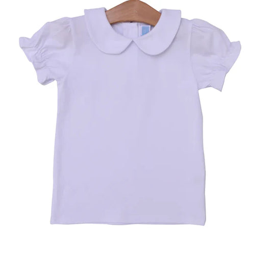 PETER PAN COLLAR SHIRT - WHITE