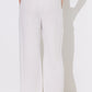 GAUZE WIDE LEG PANT - WHITE