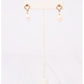 RICHDALE PEARL AND CLOVER EARRINGS - GOLD